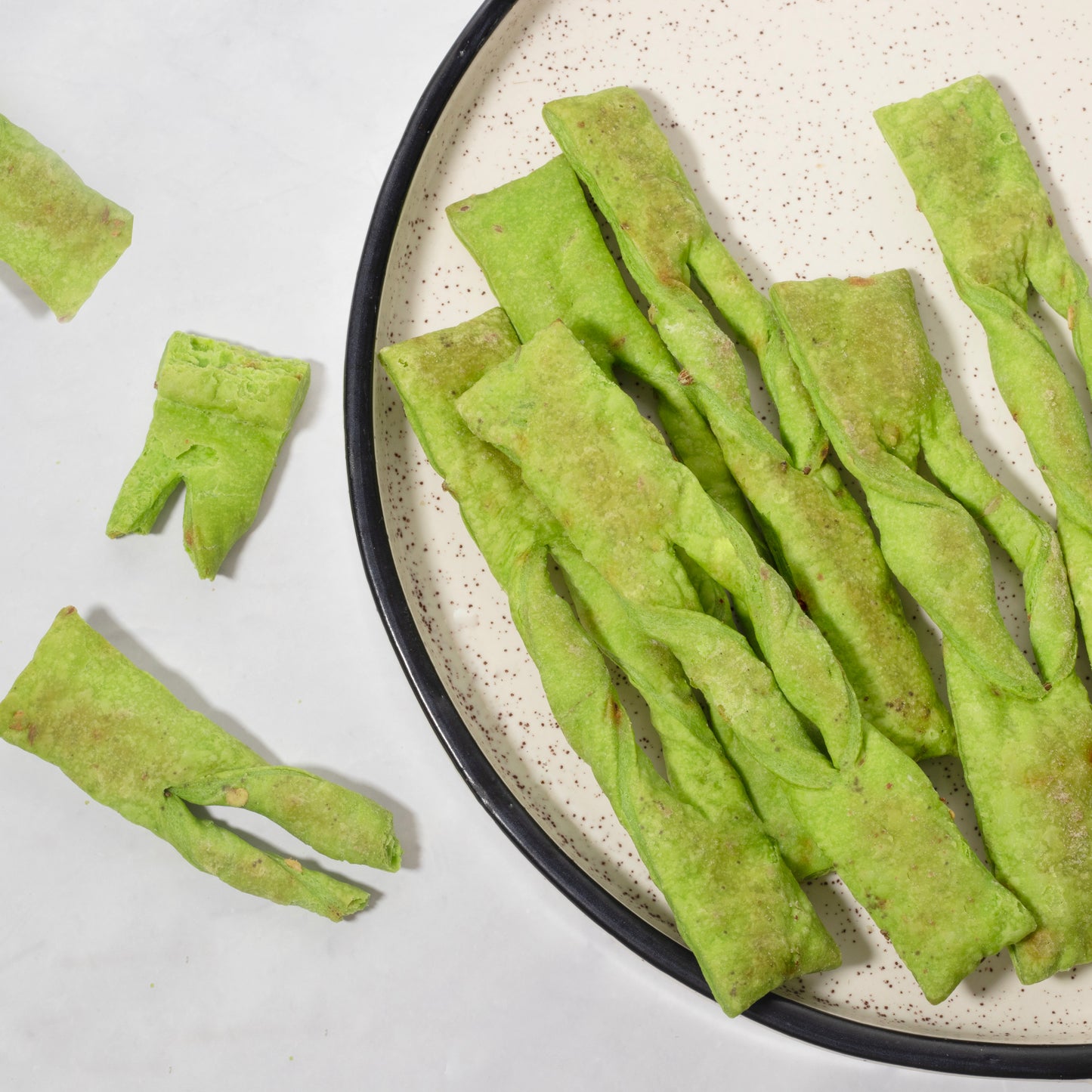 Spinach Khari Biscuit