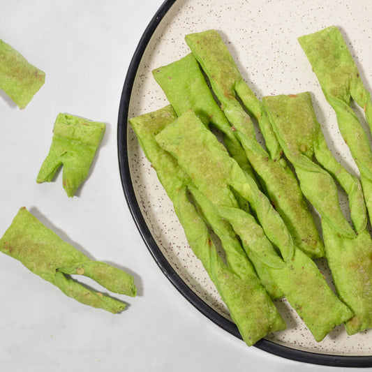 Spinach Khari Biscuit