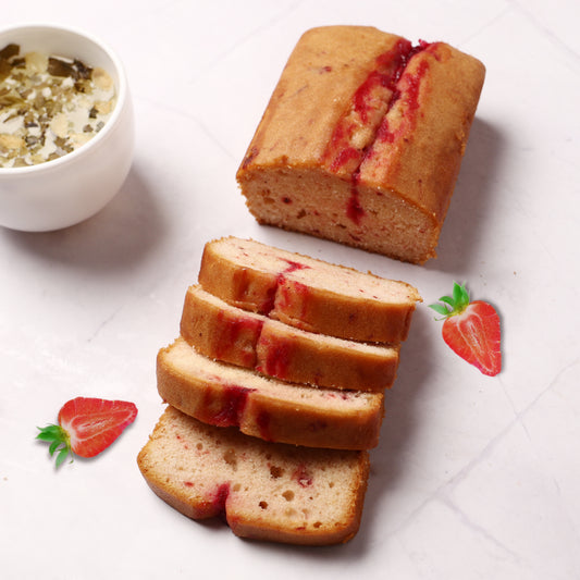 STRAWBERRY TEACAKE